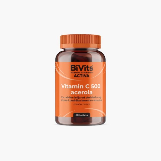 BiVits Activa Vitamin C Acerola 500mg 60 tableta
