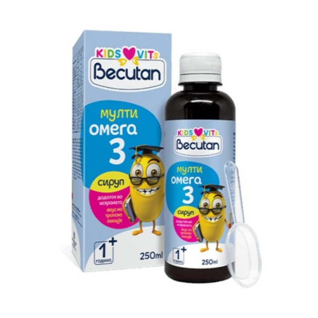 Becutan Kids Vits Multiomega-3 sirup 250ml