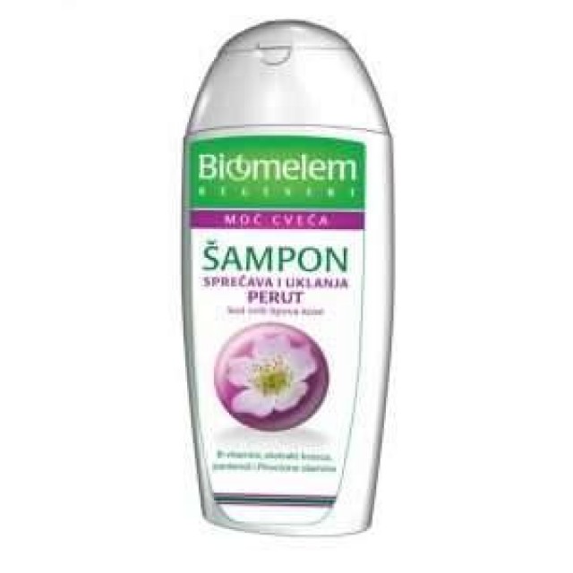 BIOMELEM Šampon moć cveća -spreč.i uklanja perut 222mL