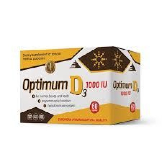 OPTIMUM D3 COMPLEX 1000IU 60k