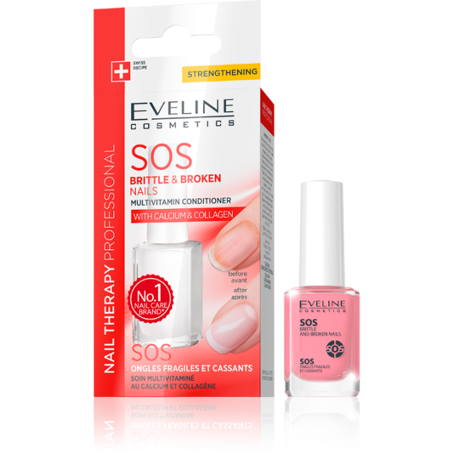 EVELINE NAIL THERAPY SOS BRITTLE&BROKEN NAILS 12ML