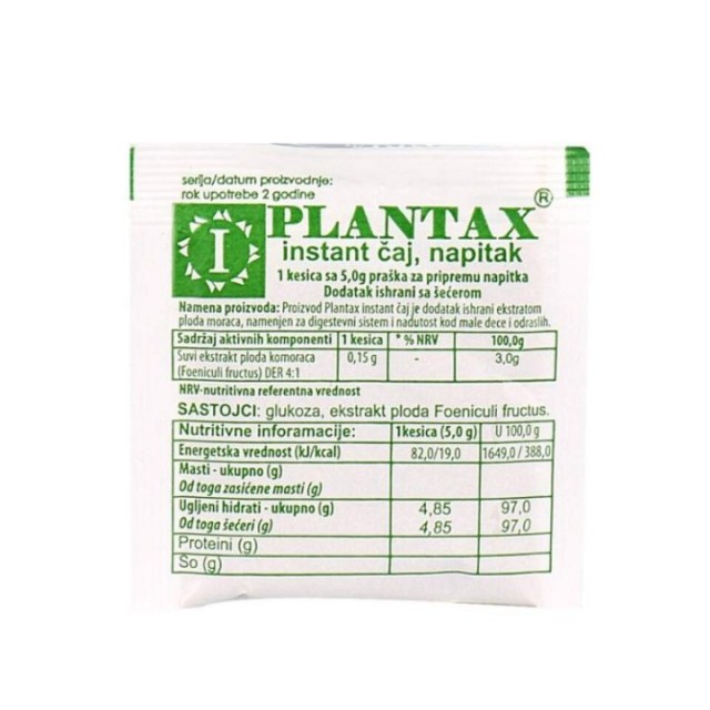 PLANTAX instant čaj - 1 kesica 5g